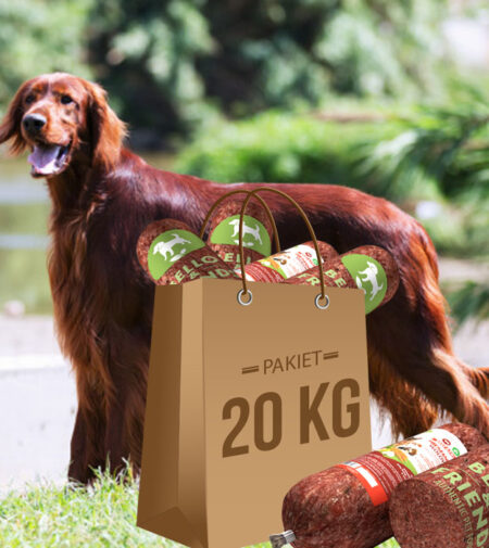 Mięso dla psów. Pakiet 20kg