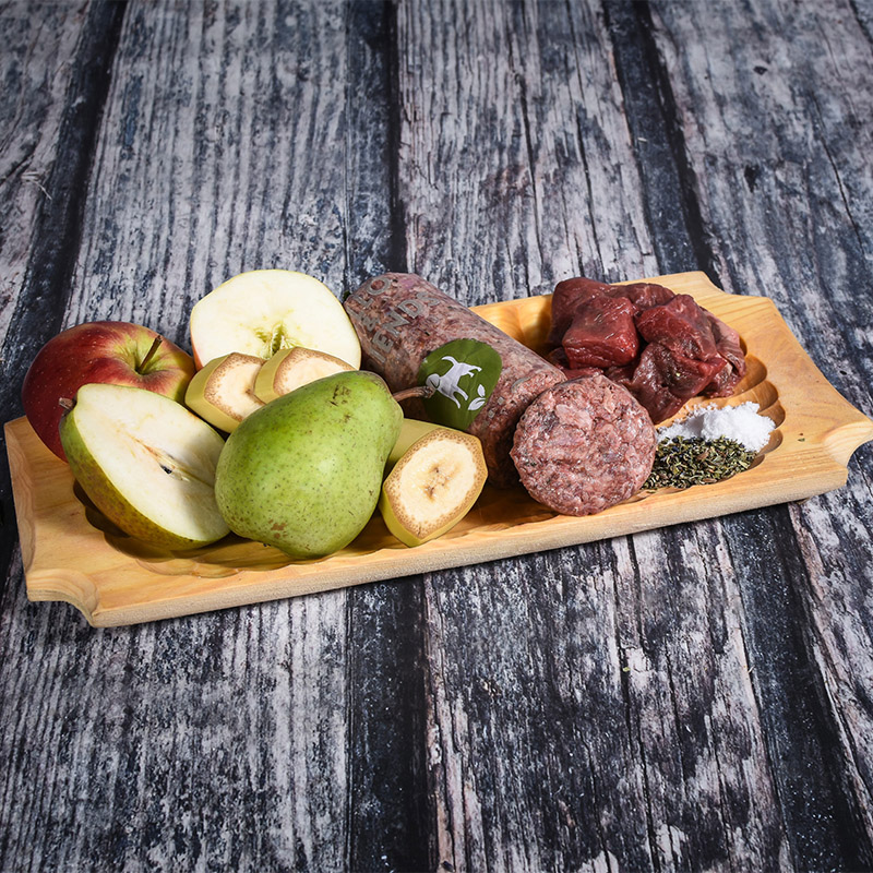 Mieszanka wołowa z owocami z dodatkiem żwaczy