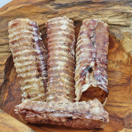 Tchawica wołowa - naturalny przysmak dla psa